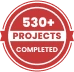 projects completed 530
