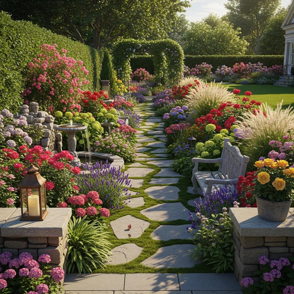 landscaping vs lawn care: understanding key differences and choosing the right service beautifully landscaped garden with diverse plants and hardscaping elements 5aca619b bfdd 43d7 a170 43173d363189