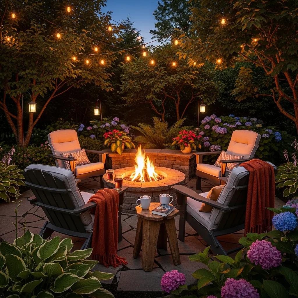 backyard fire pit ideas and designs for canadian homeowners cozy backyard fire pit with seating and greenery ideal for canadian homeowners ed5409ff 69ee 4b6b bd4f 404cfd7e8e36