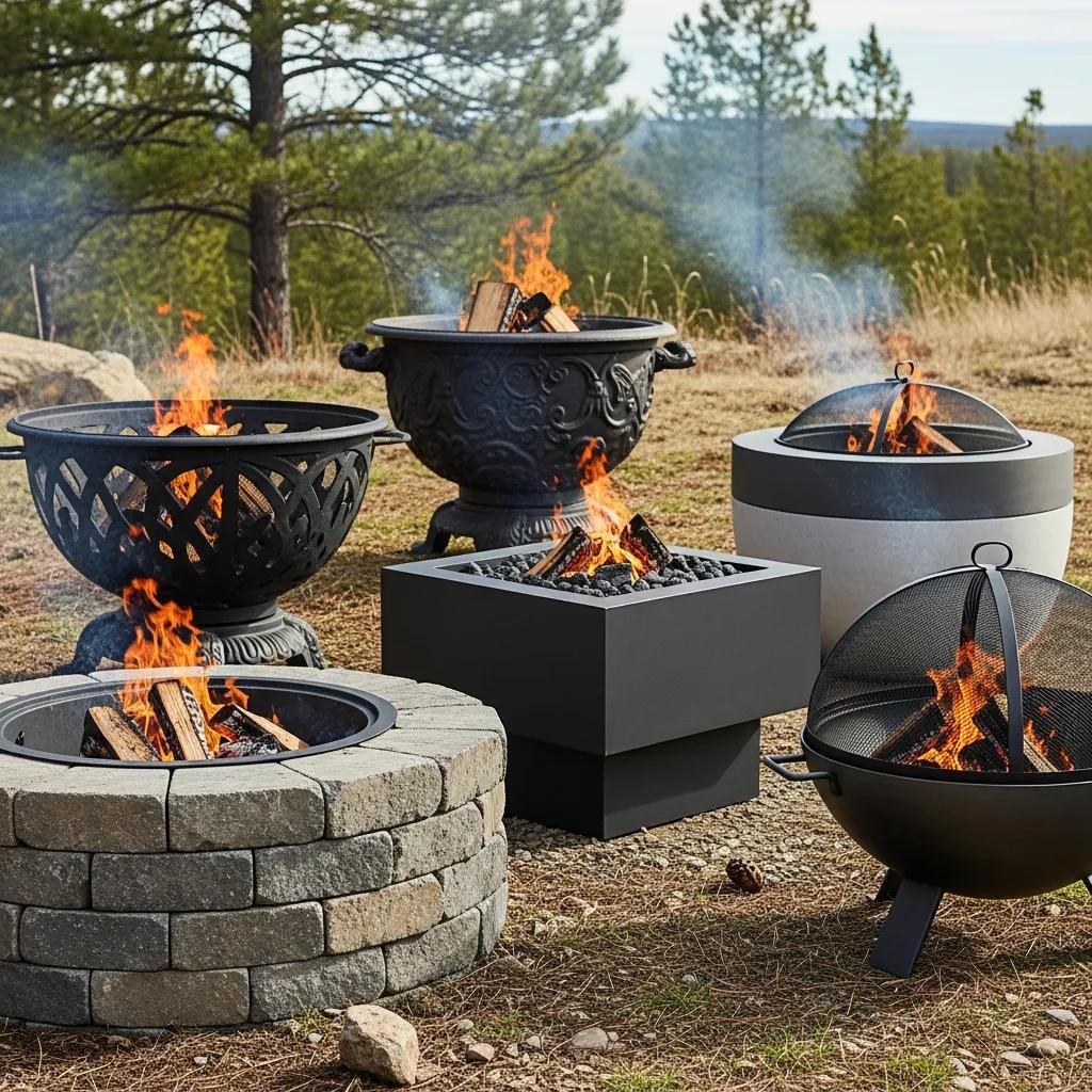 backyard fire pit ideas and designs for canadian homeowners variety of fire pit types and materials suitable for canadian backyards