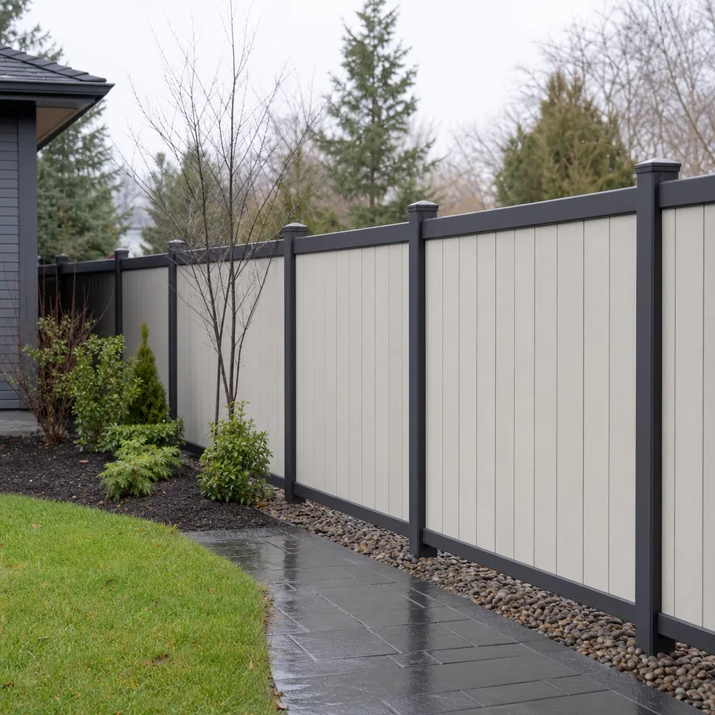 backyard garden fence ideas: 33 designs by budget, privacy & style a durable low-maintenance fence in a climate with wet and cold conditions.