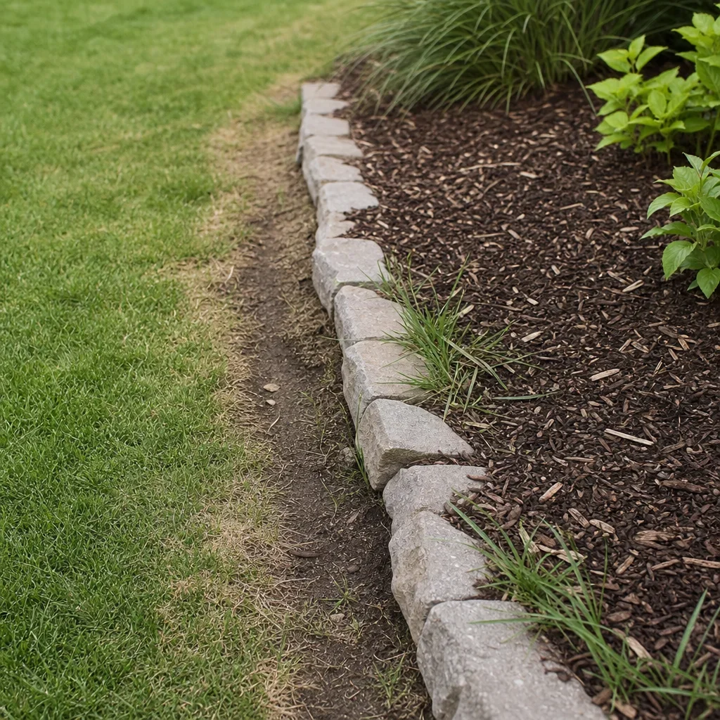 house border landscaping: best ideas, edging & layout guide a residential border showing common problems like heave, grass creep, and wear.