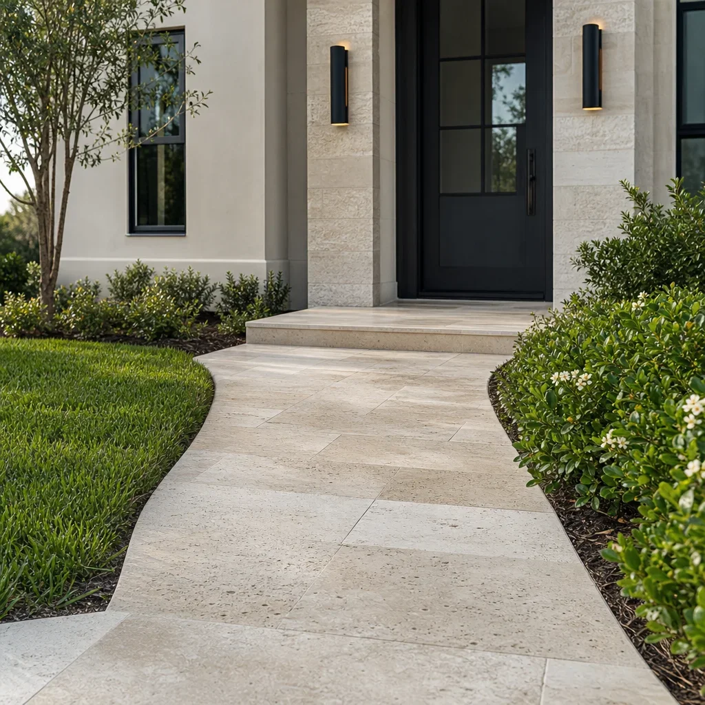 21 Travertine Walkway Ideas for Elegant, Freeze-Thaw Ready Outdoor Paths